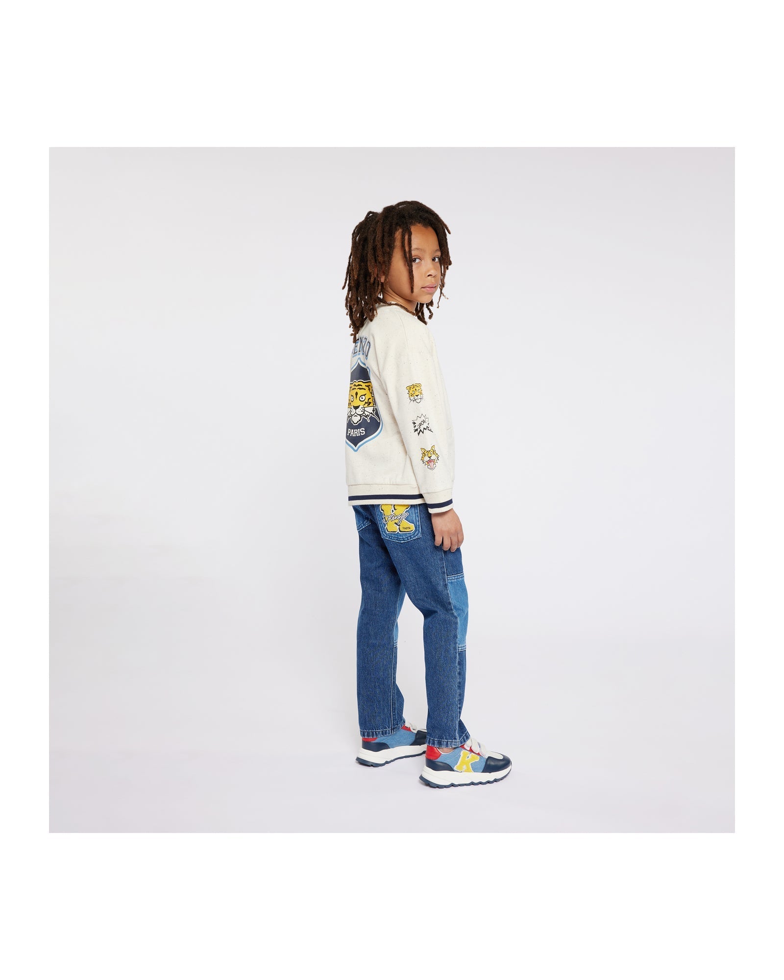 Pantalon denim en coton - Bleach