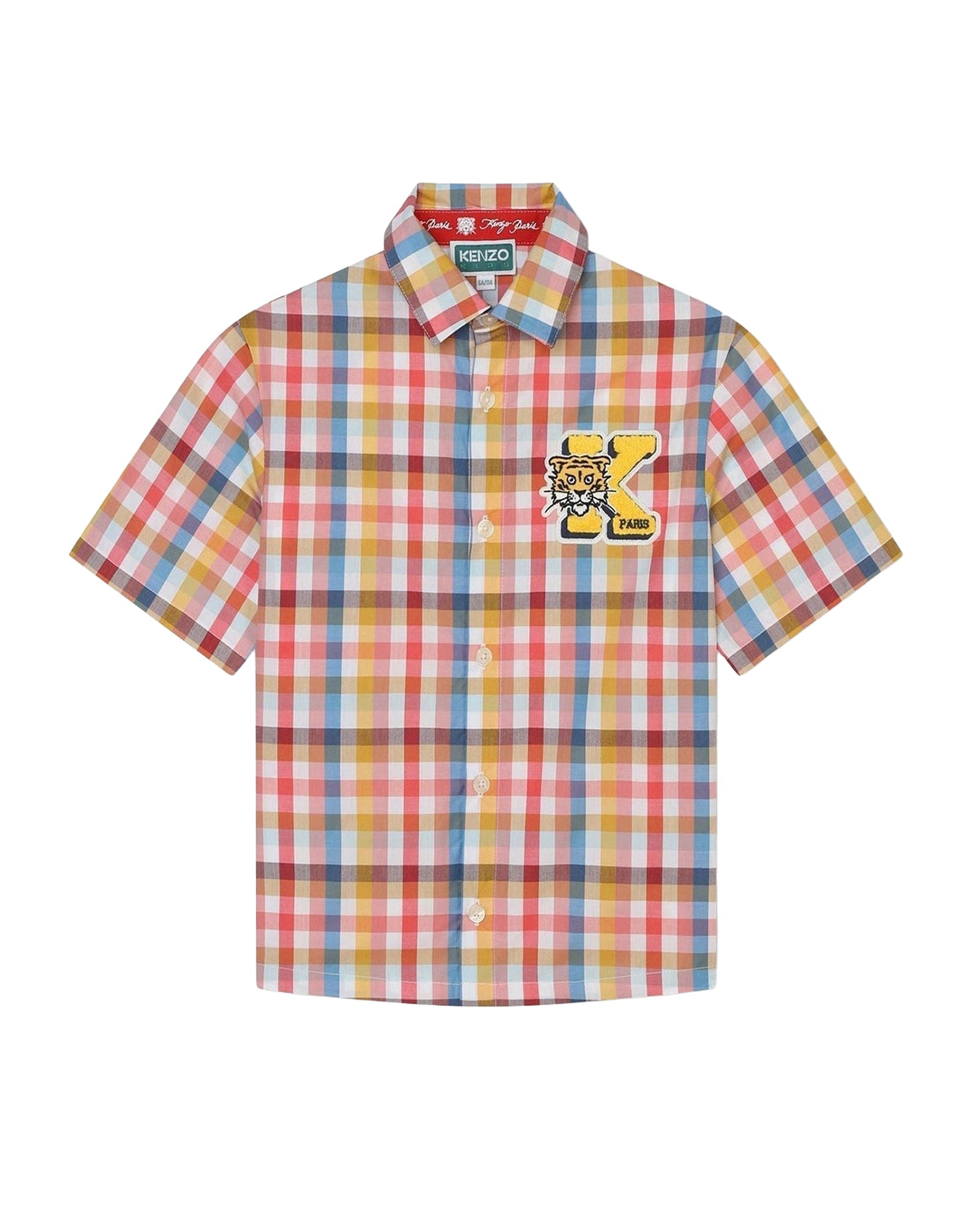 Chemise à manches courtes en coton - Jaune Nectar