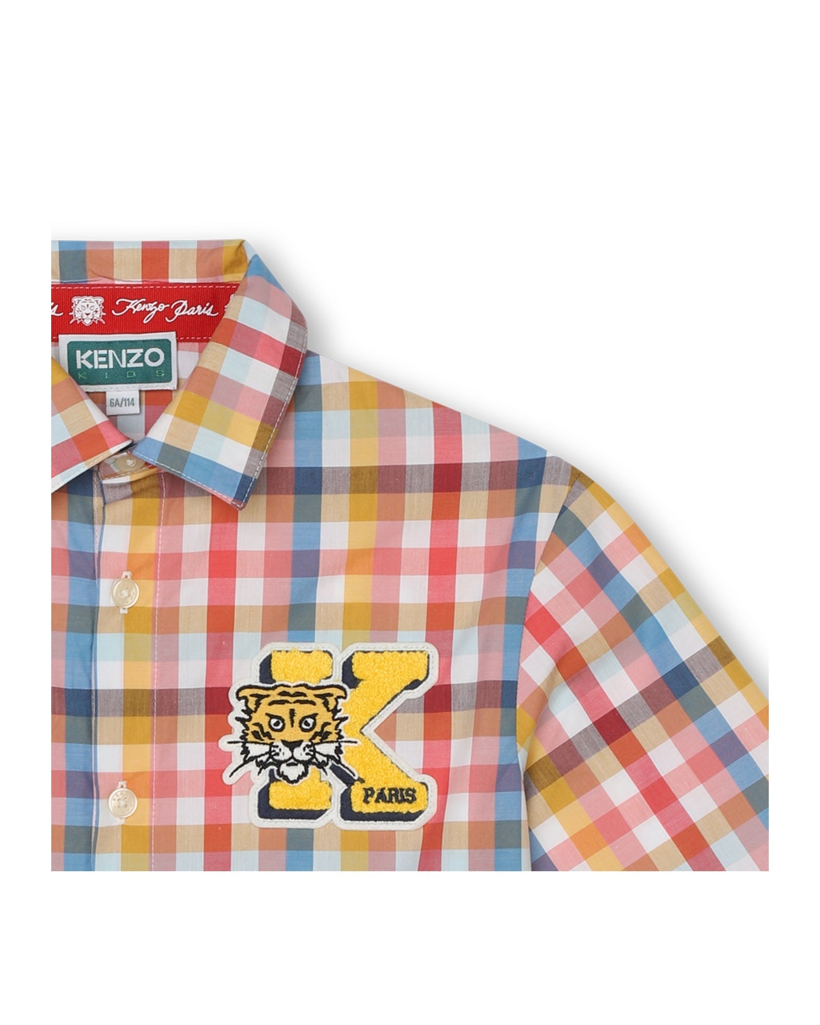 Chemise à manches courtes en coton - Jaune nectar
