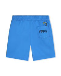 Bermuda en coton - Bleu cobalt