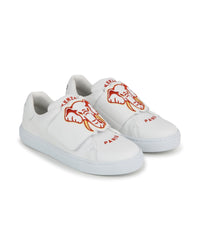 Sneakers en cuir - Ivoire