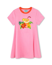 ROBE MANCHES COURTES