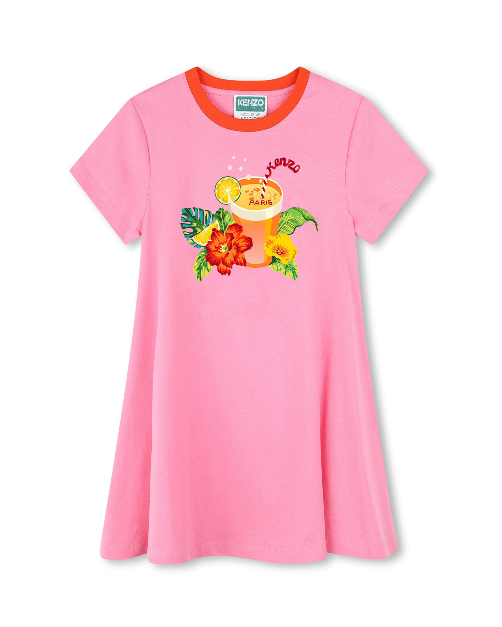 Robe en imprimé - Rose Candy