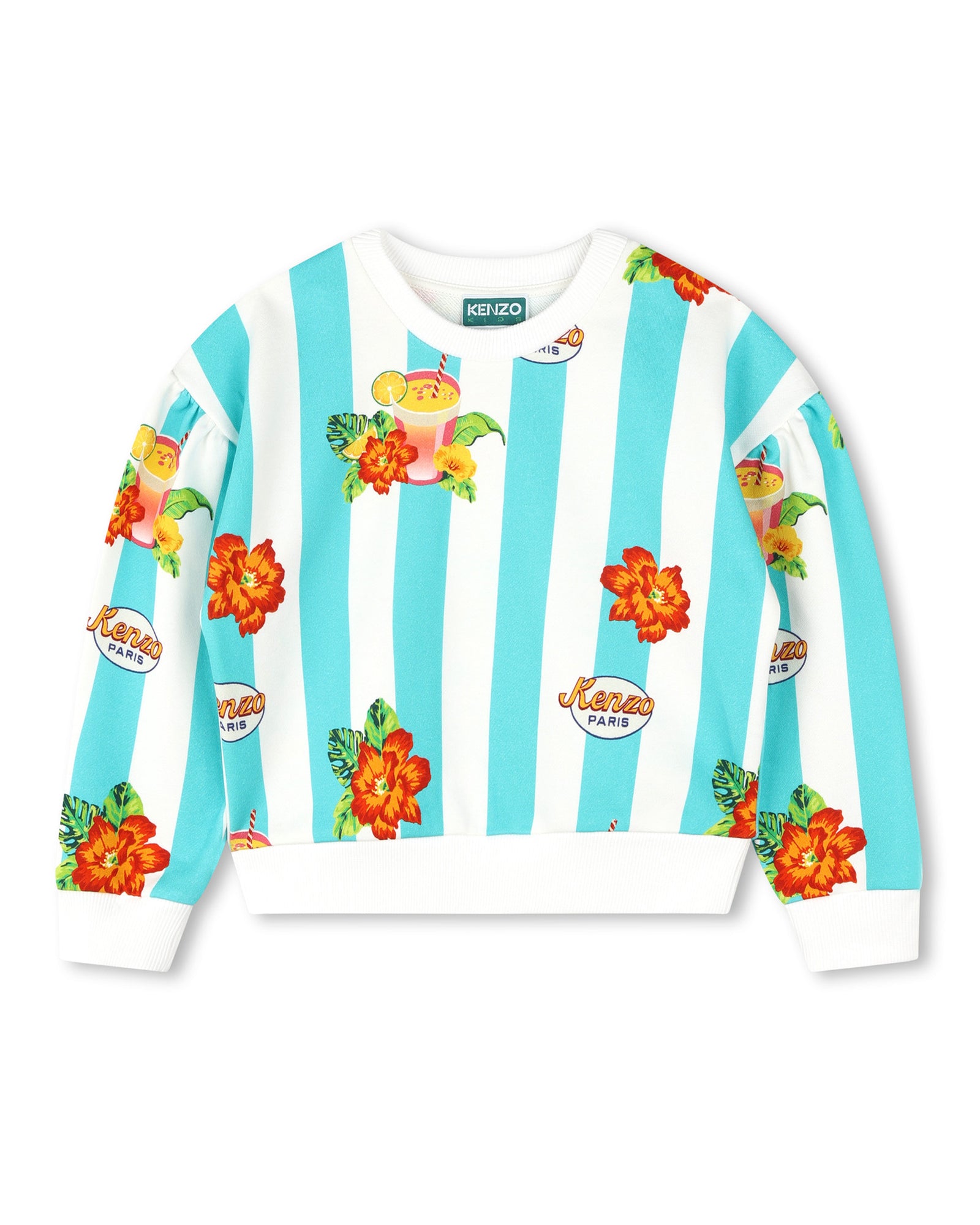 Sweatshirt en imprimé - Ivoire