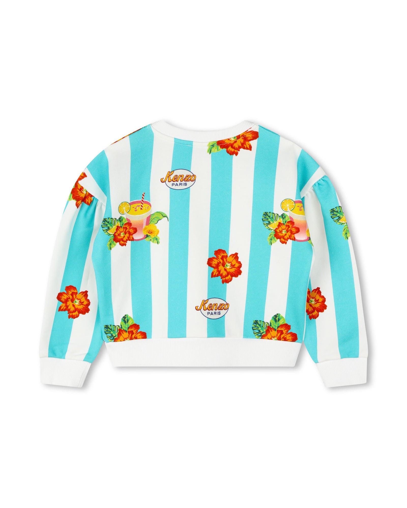 Sweatshirt en imprimé - Ivoire