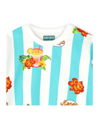 Sweatshirt en imprimé - Ivoire