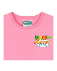 T-shirt en imprimé siglé - Rose Candy