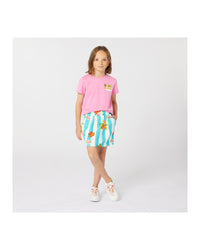 T-shirt en imprimé siglé - Rose Candy