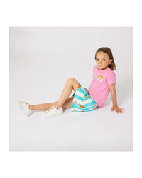 T-shirt en imprimé siglé - Rose Candy