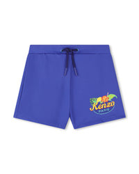 Short à taille élastiquée - Cobalt Blue