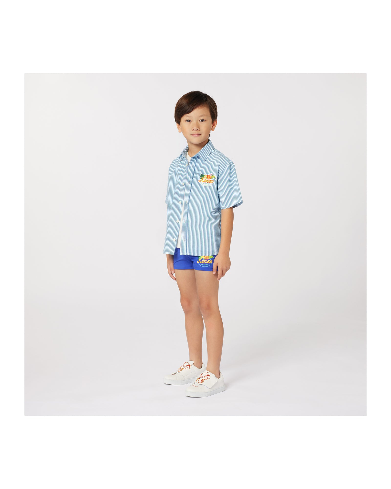 Short à taille élastiquée - Cobalt Blue