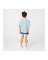 Short à taille élastiquée - Cobalt Blue