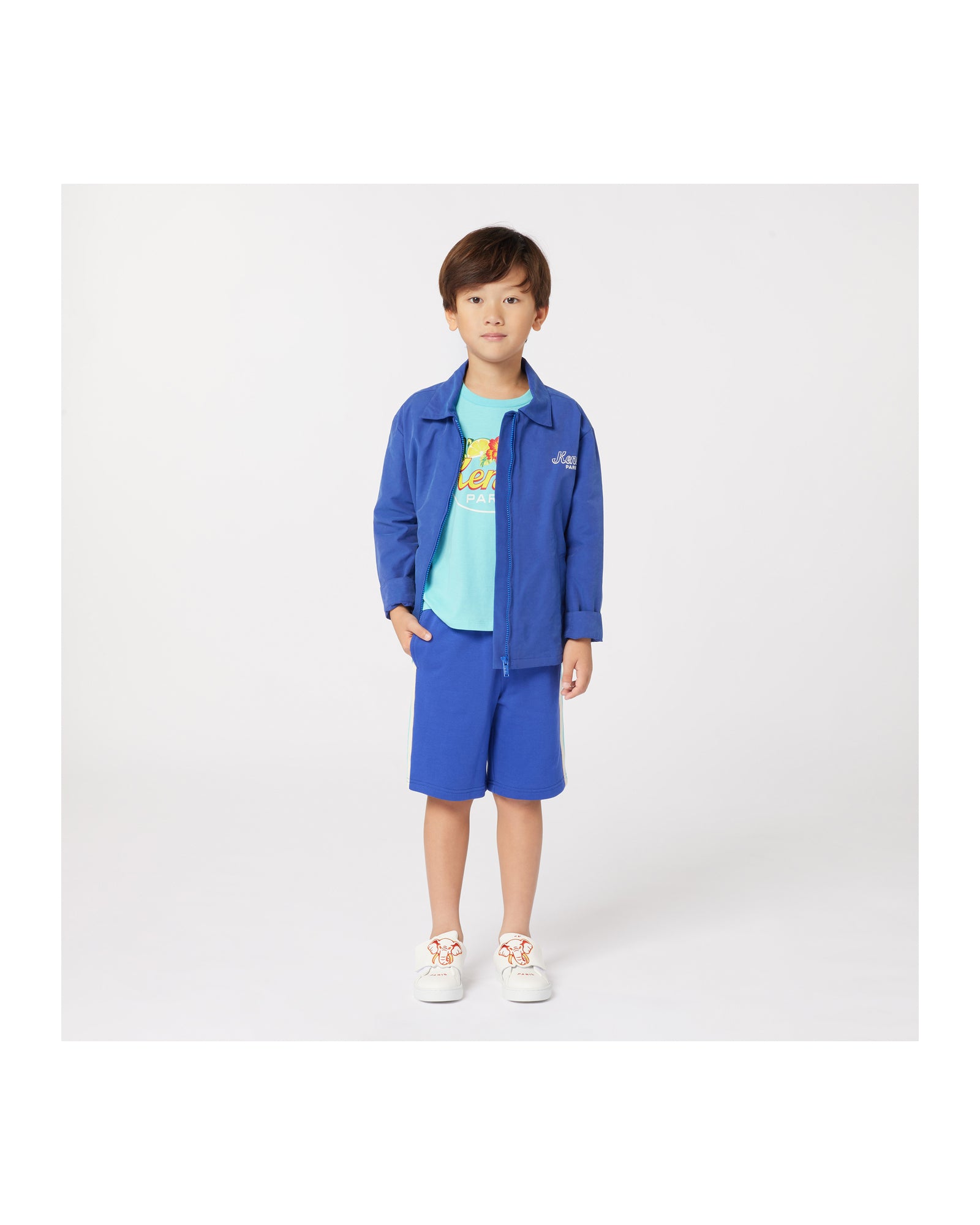 Bermuda de jogging en molleton - Cobalt Blue