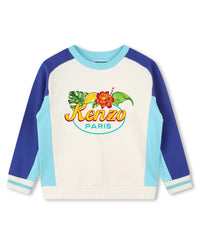 Sweatshirt en imprimé - Cobalt Blue