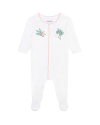 Pyjama en interlock de coton - Ivoire