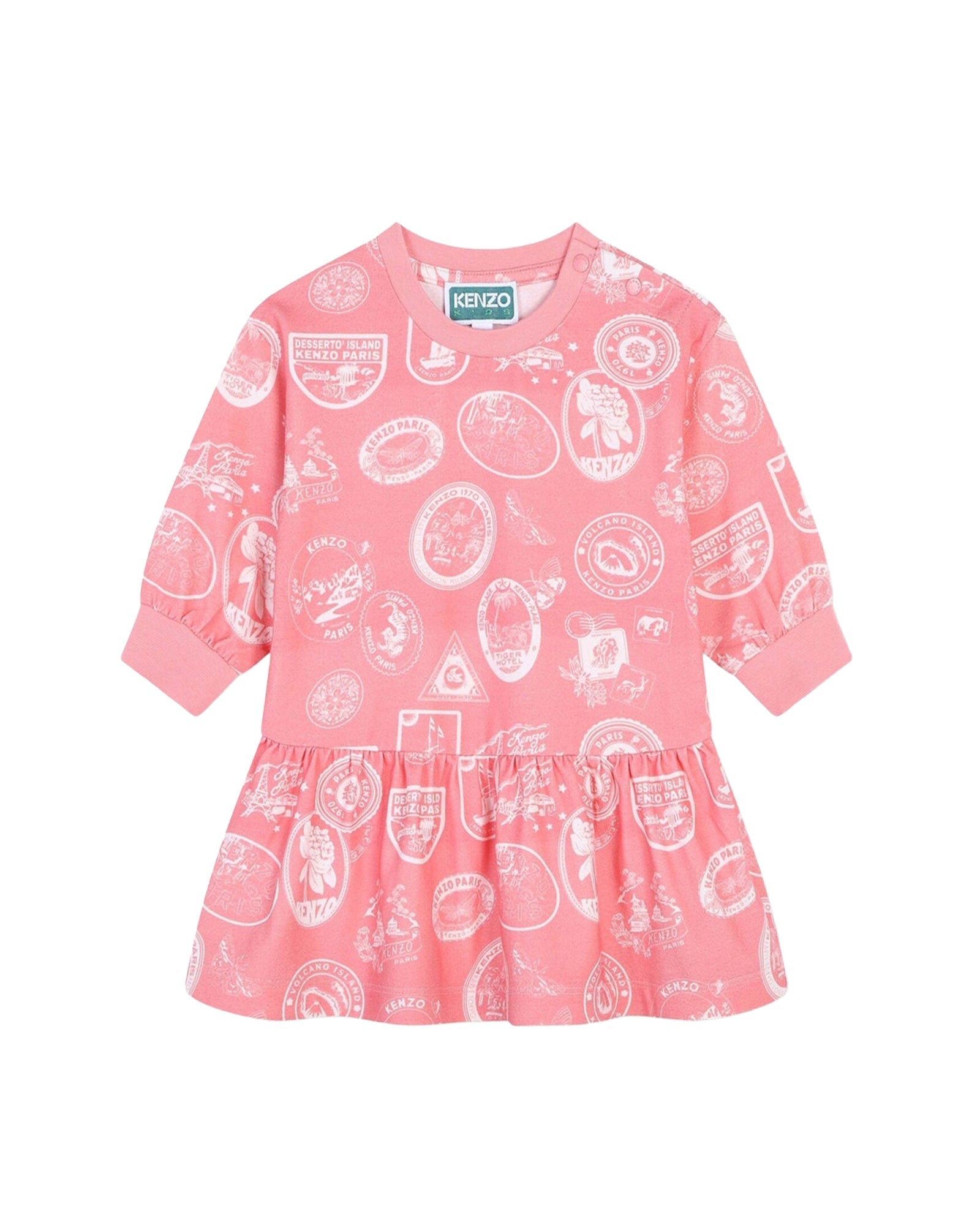 Robe à pressions en coton - Watermelon