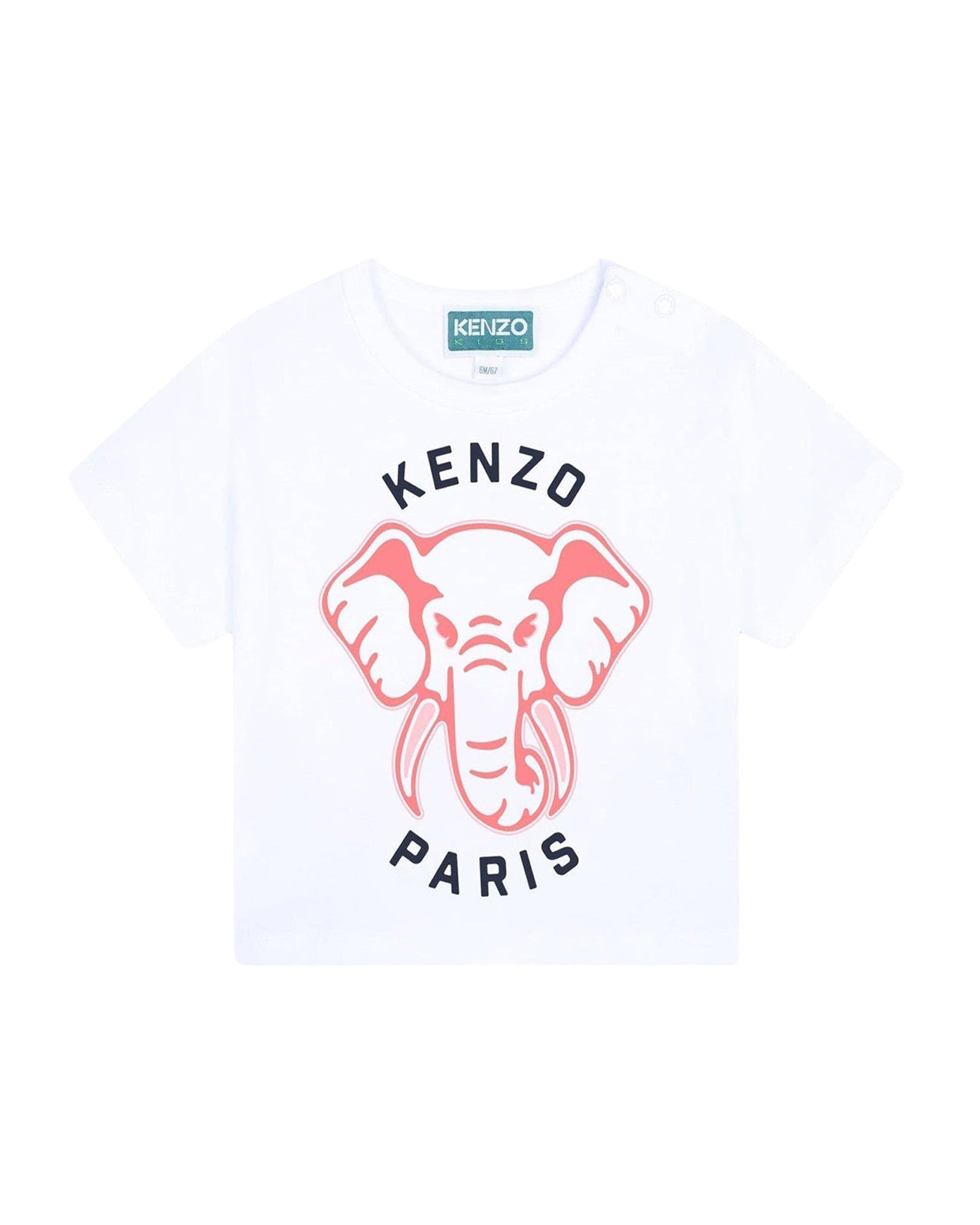 T-shirt à manches courtes en coton - Blanc