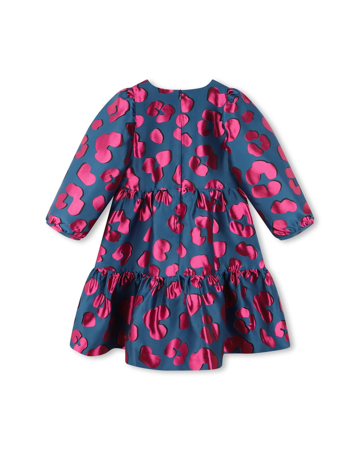 Robe jacquard à fronces - Azalée