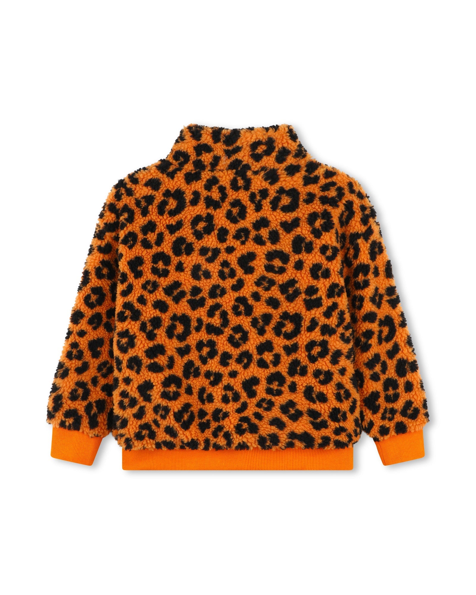 High-neck fleece sweatshirt - Amber