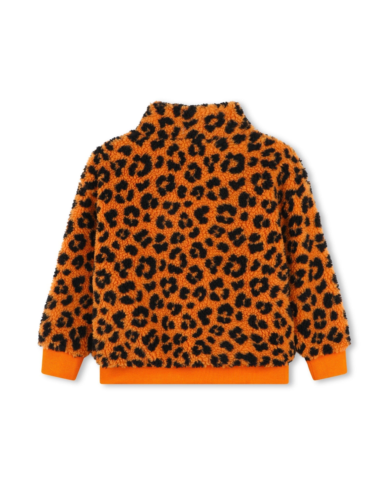 Sweatshirt col montant en molleton - Ambre