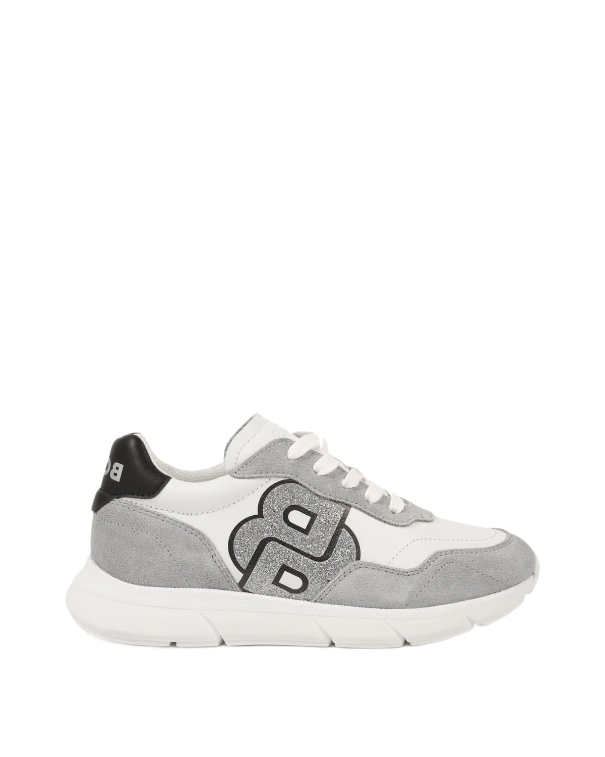Baskets à lacets en cuir - Blanc