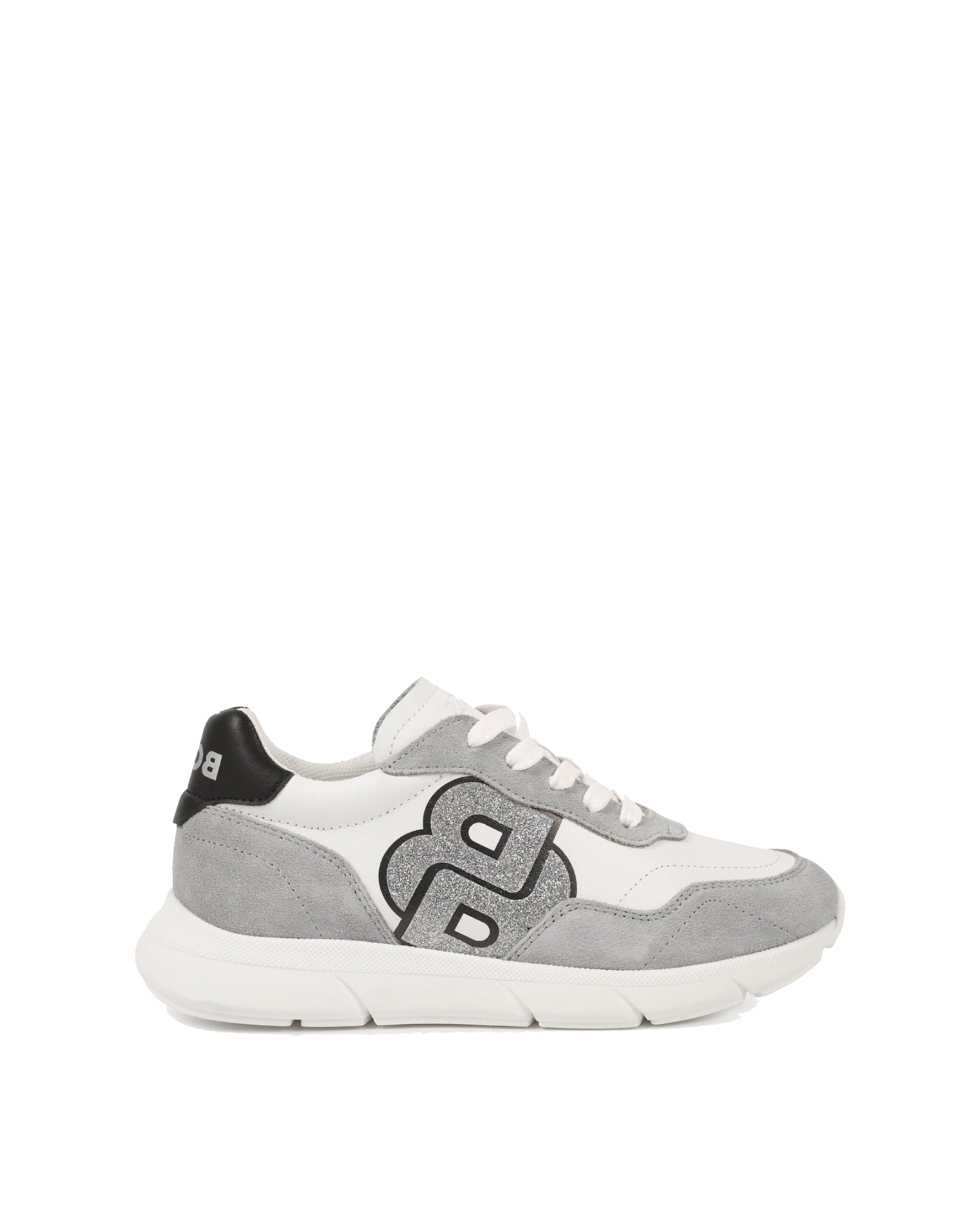 Baskets à lacets en cuir - Blanc