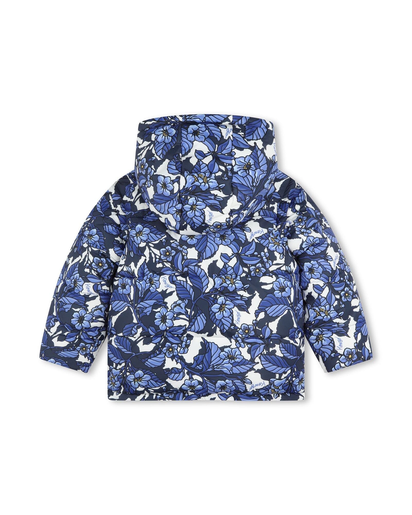 Reversible waterproof down jacket - Indigo Blue