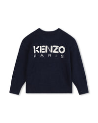Broke Flower jacquard jumper in cotton - Koniro