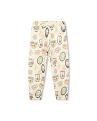 Pantalon de survêtement à motif en molleton - Rice