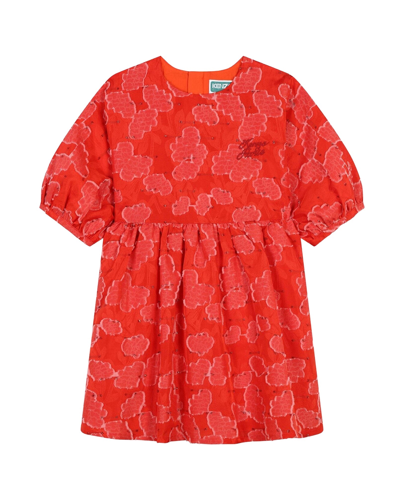 Dress with zip and pockets - Poivron