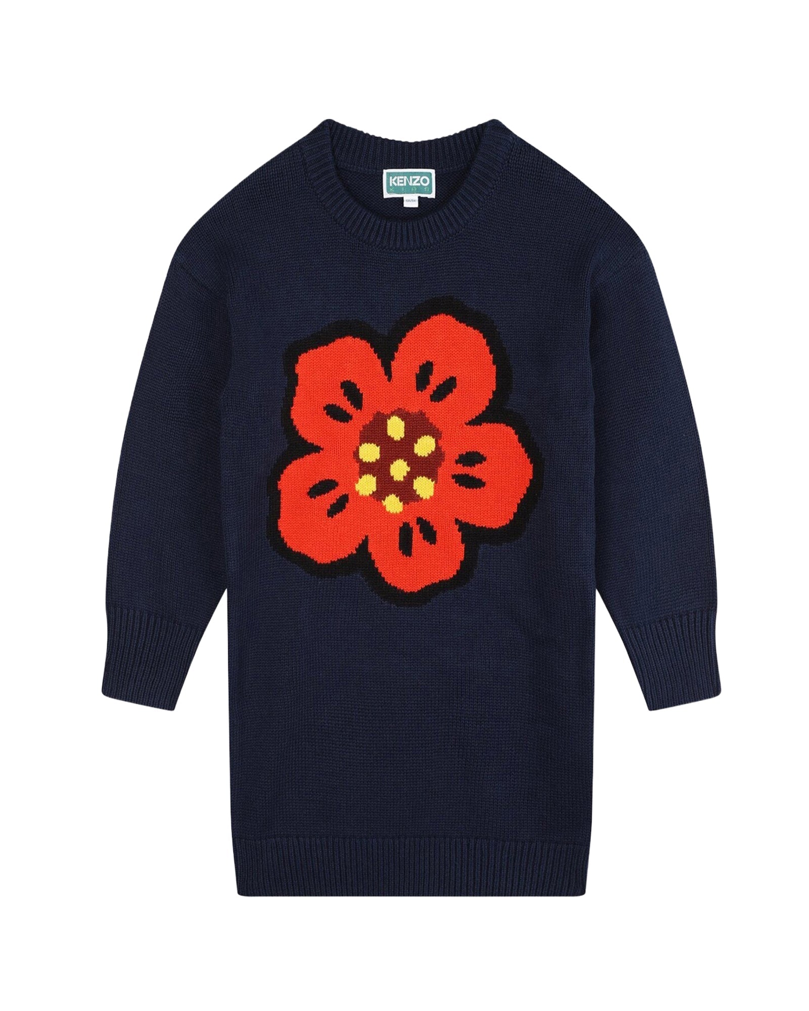 Robe jacquard Broke Flower en coton - Koniro