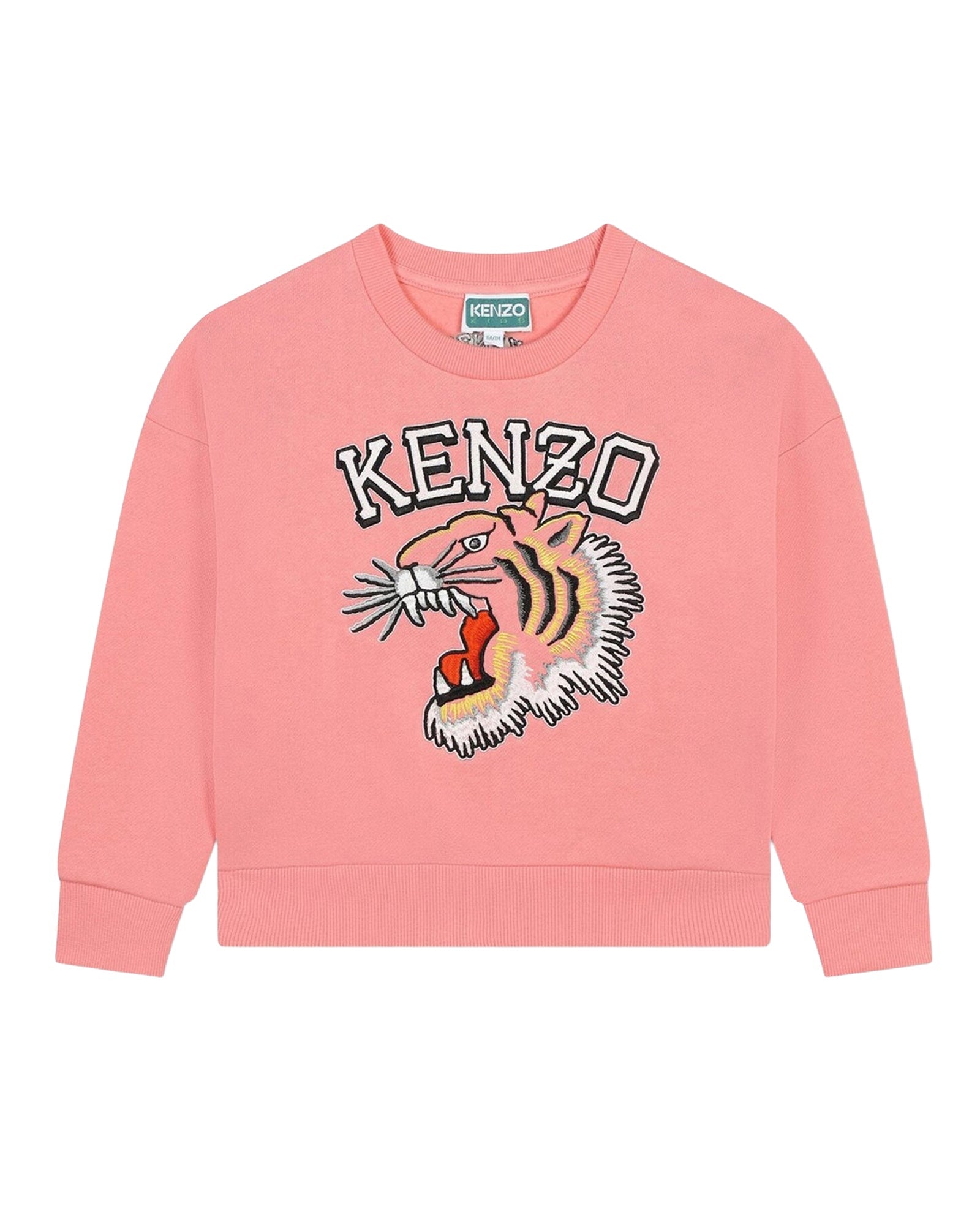 Embroidered fleece sweatshirt - Watermelon
