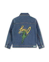 Veste à découpe en denim - Double Stone