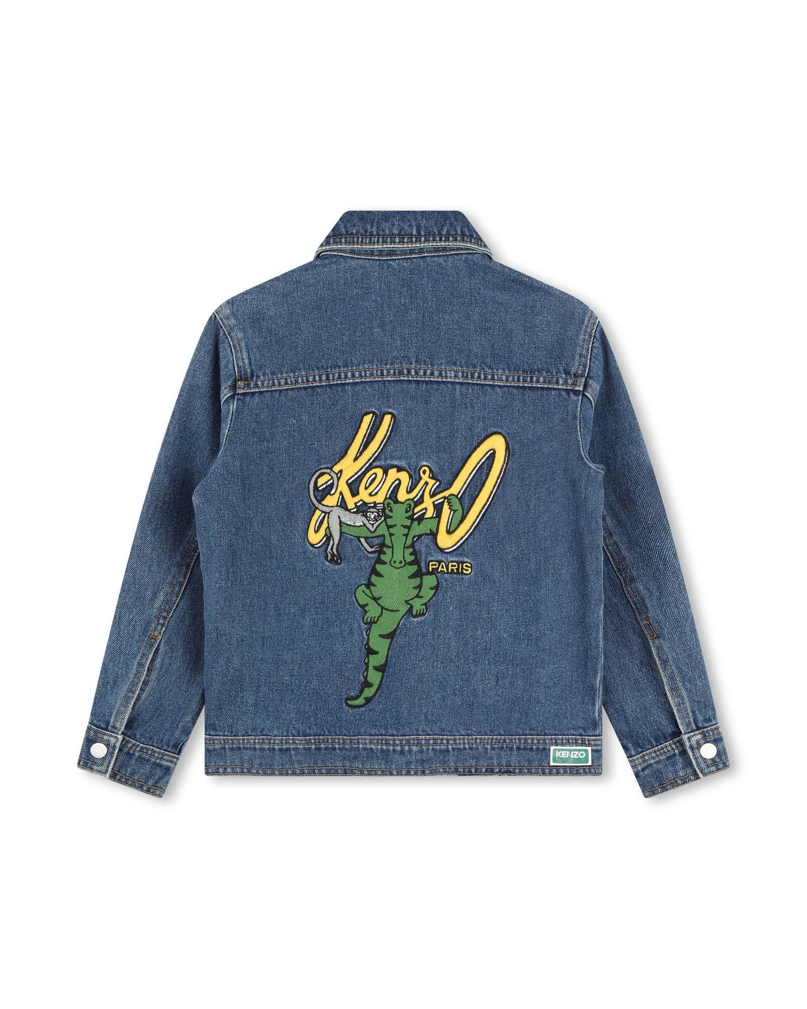 Veste à découpe en denim - Double Stone