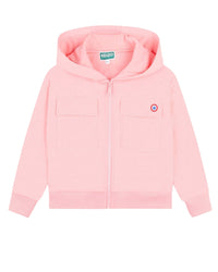 Cardigan à capuche fantaisie en coton - English Rose