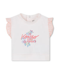 Ensemble t-shirt pantalon avec logo en coton - Delicacy