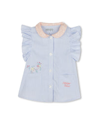 Cotton logo panty dress set - Off White