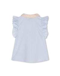 Cotton logo panty dress set - Off White