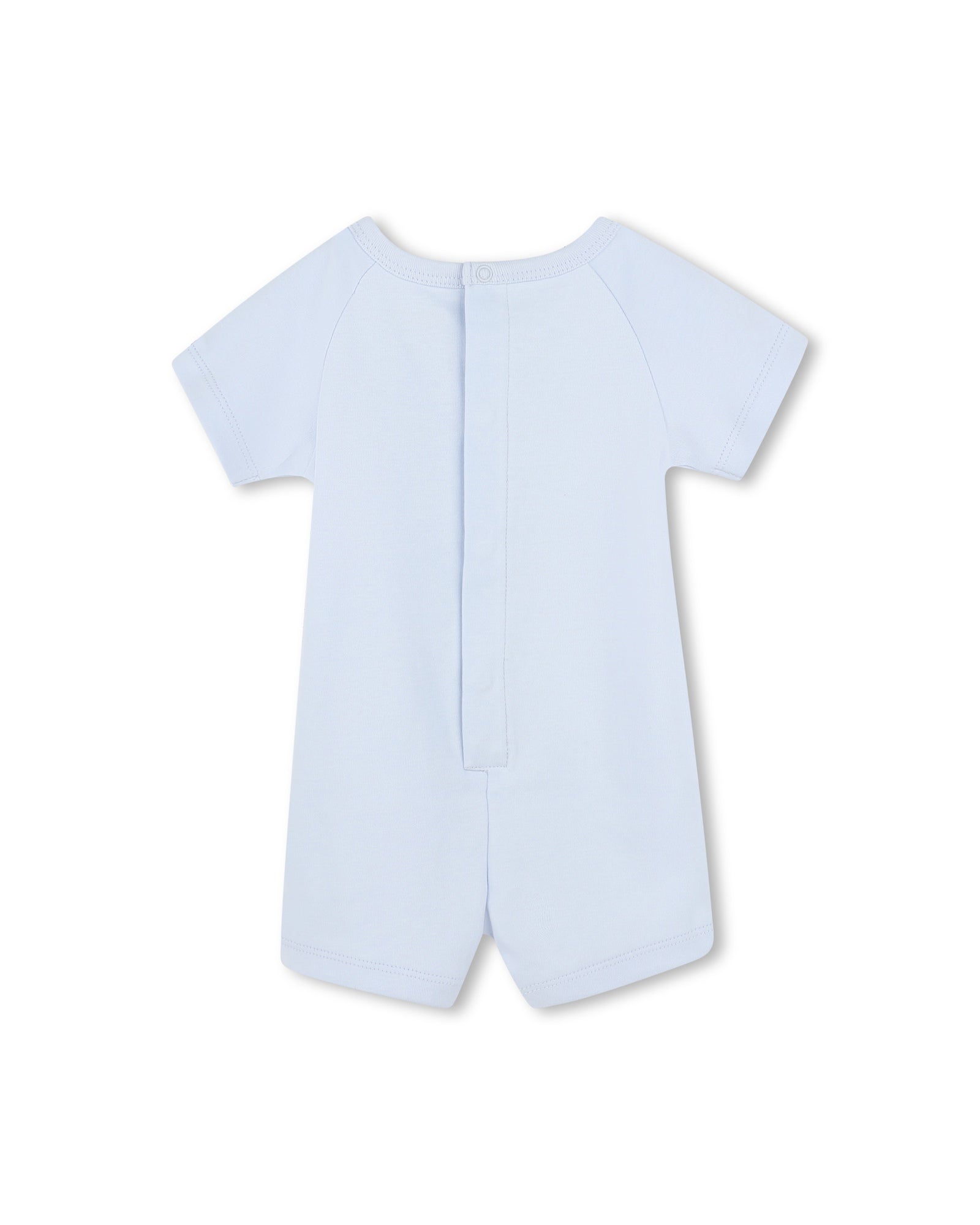 Combi-short avec logo en coton - Ciel