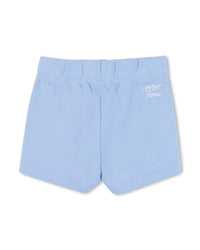 Ensemble t-shirt short avec logo en coton - Ciel