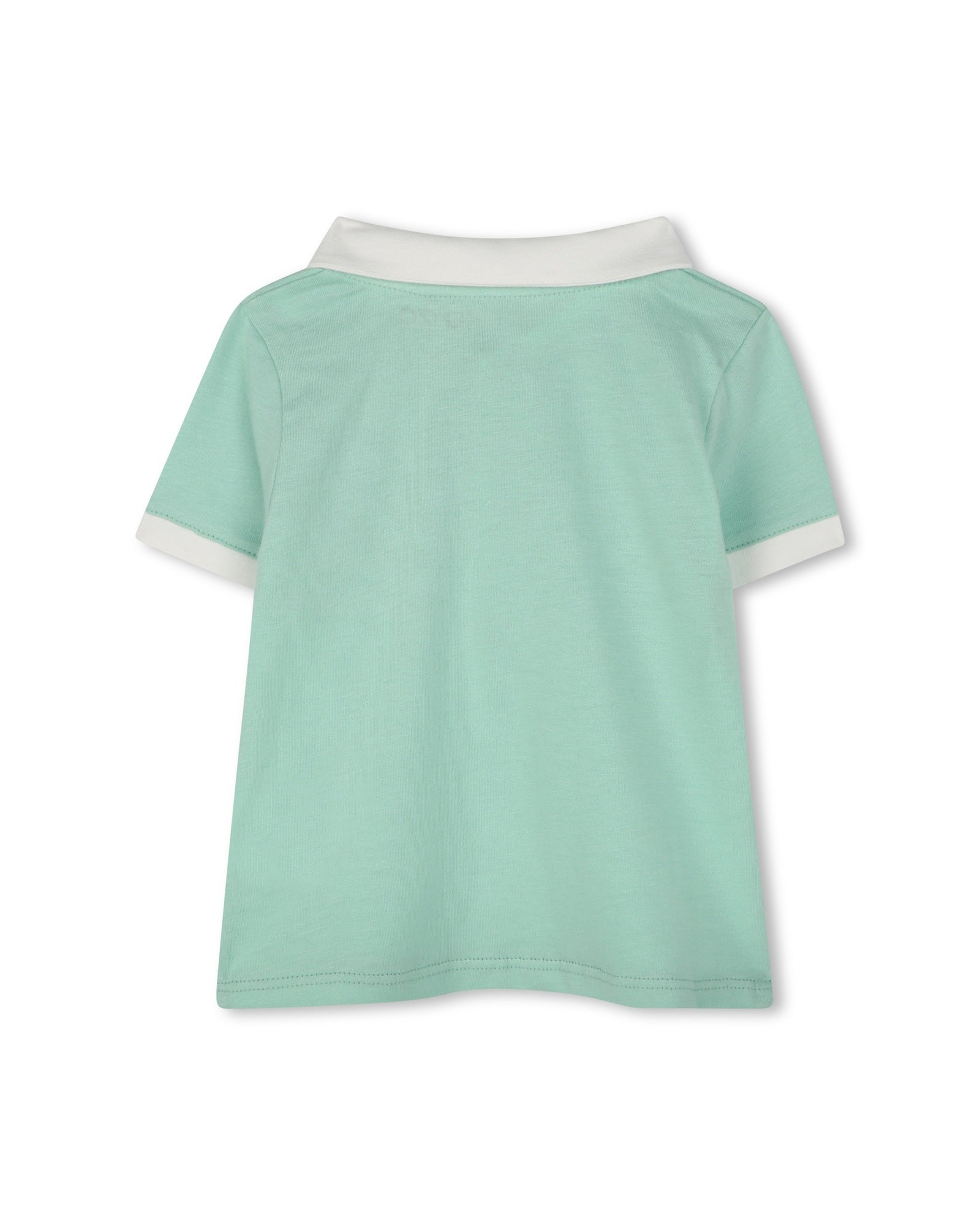 Ensemble polo et short avec logo en coton - Vert Tendre