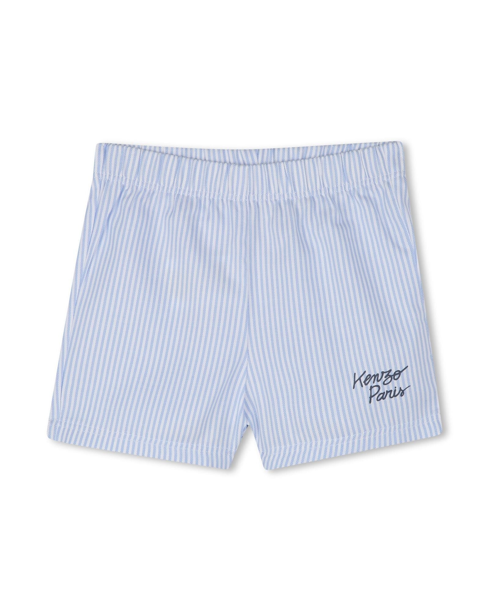 Ensemble polo et short avec logo en coton - Vert Tendre