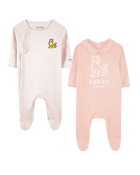 Lot de 2 pyjamas avec logo en coton - Delicacy