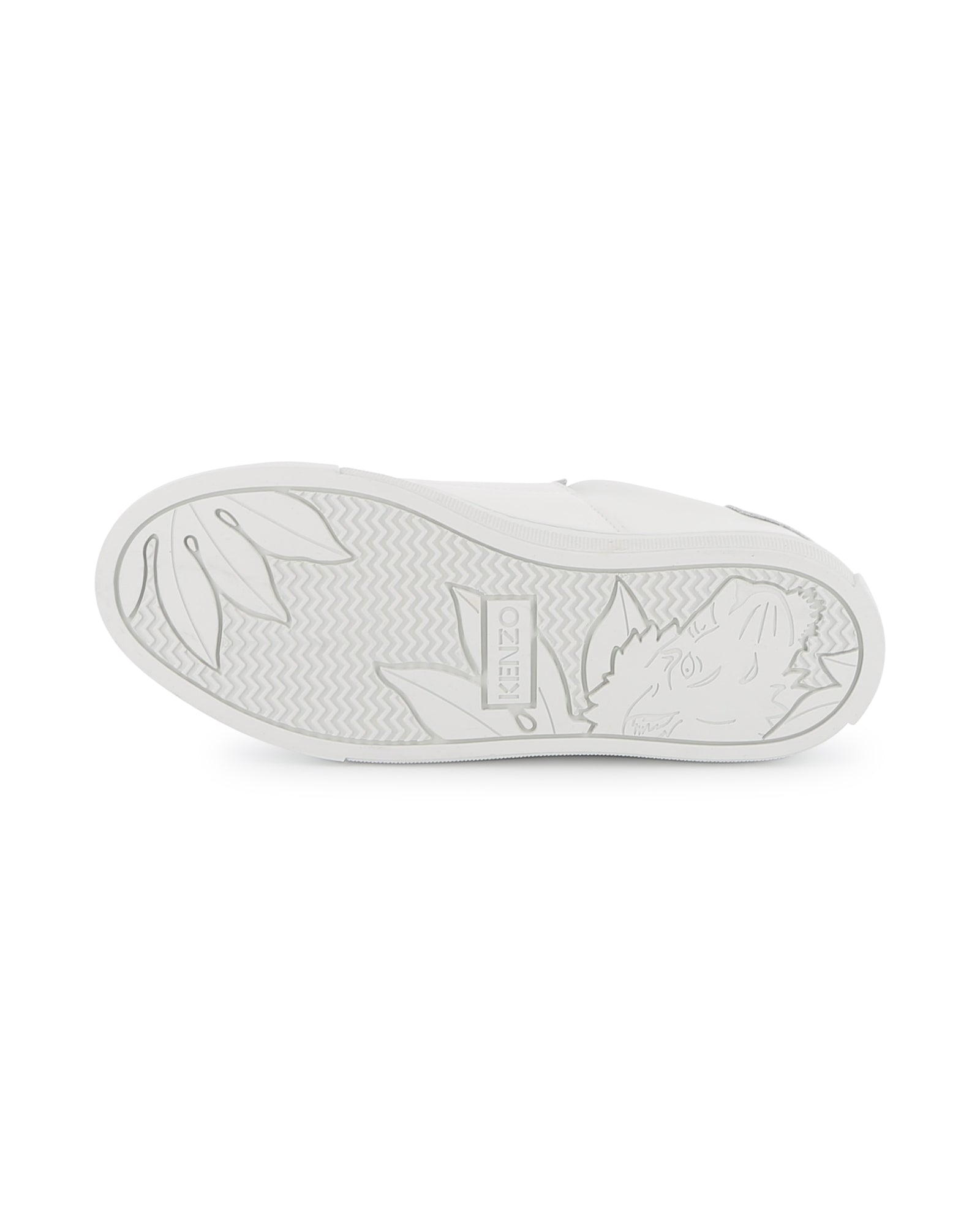 Sneakers à fermeture auto-agrippante en cuir - Off White
