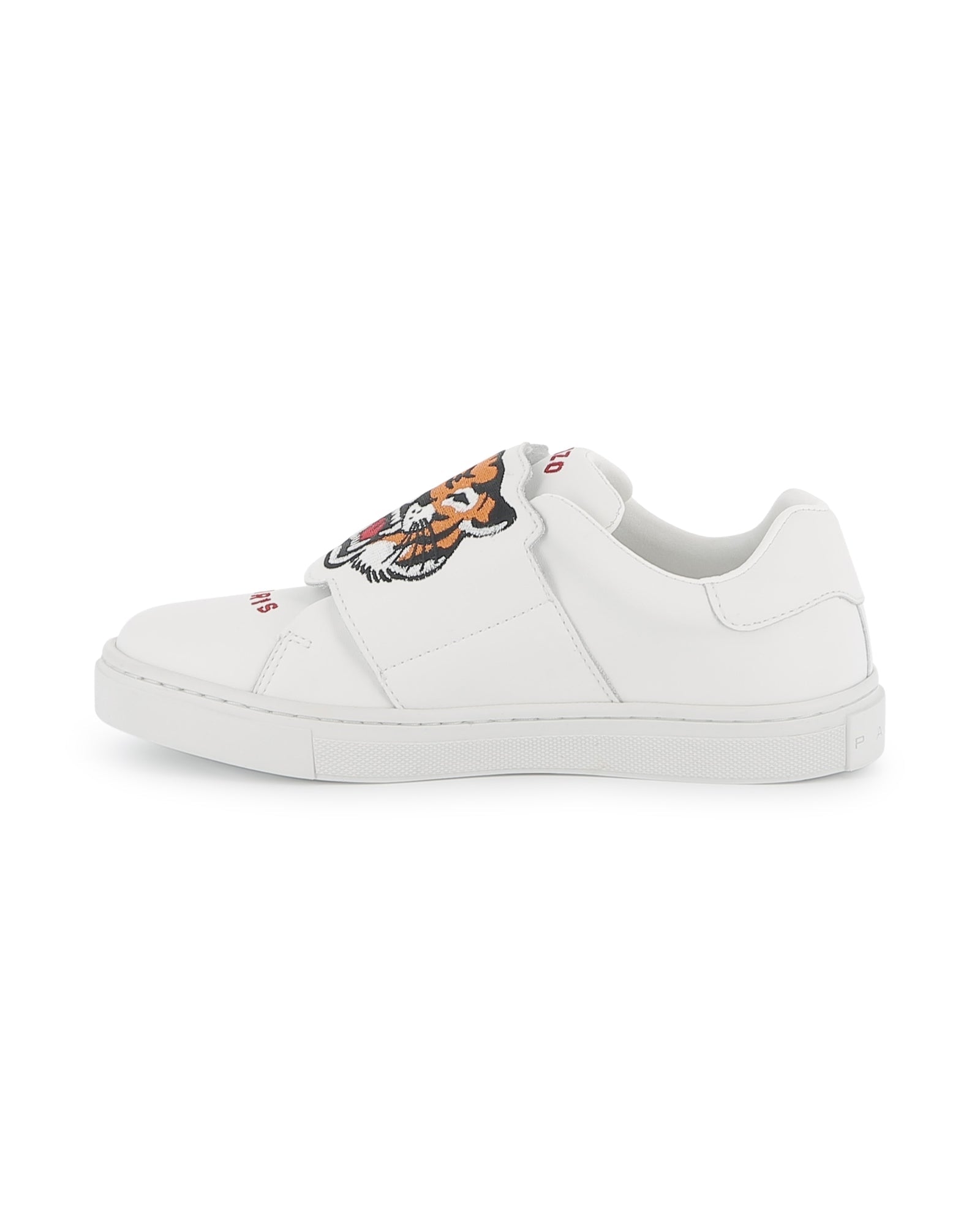 Sneakers à fermeture auto-agrippante en cuir - Off White