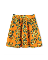 Print skirt - Orange