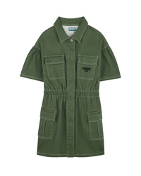 Robe en coton - Vineyard Green