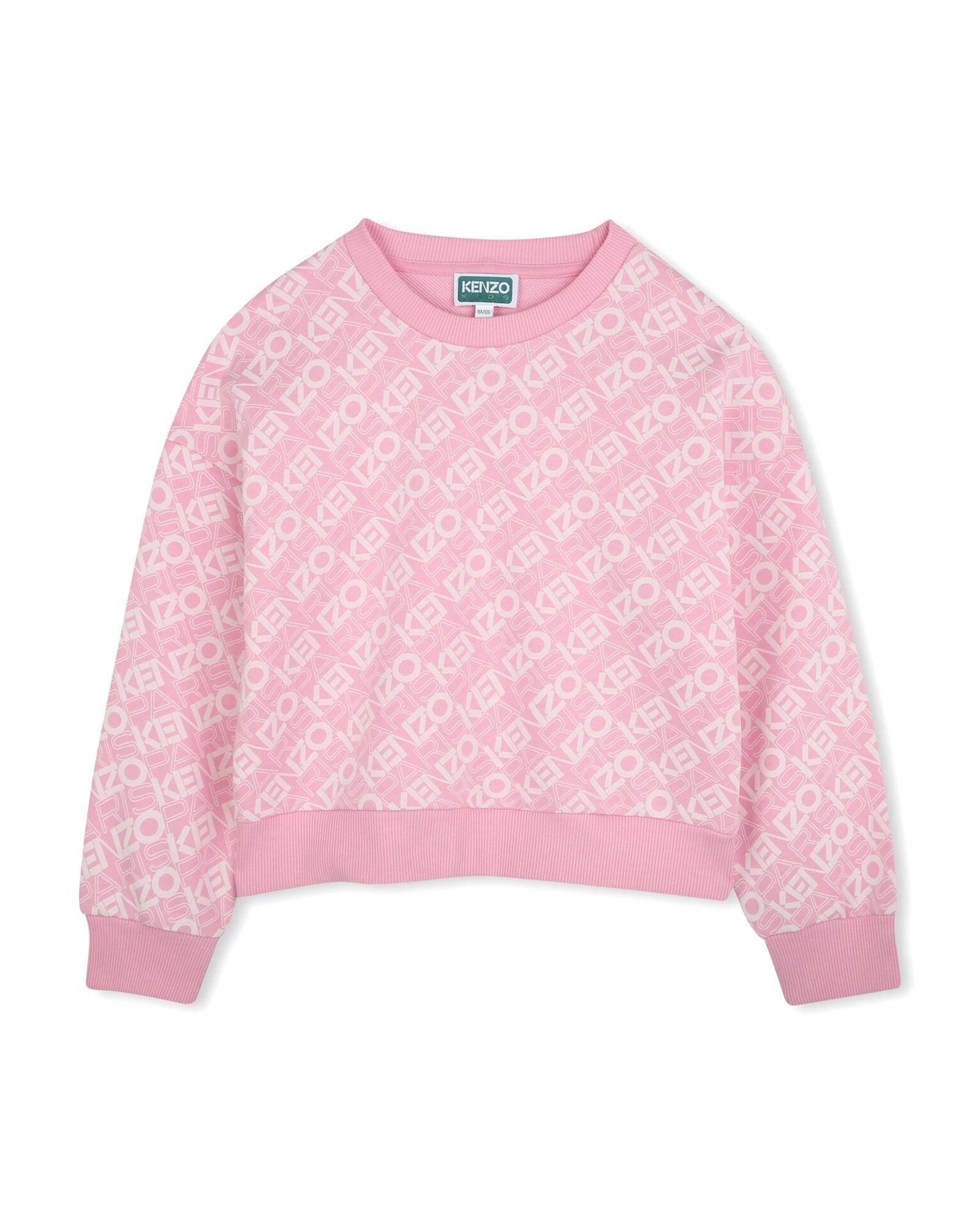 Sweatshirt à imprimé en coton - Rose Friandi
