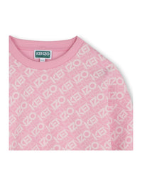 Sweatshirt à imprimé en coton - Rose Friandi
