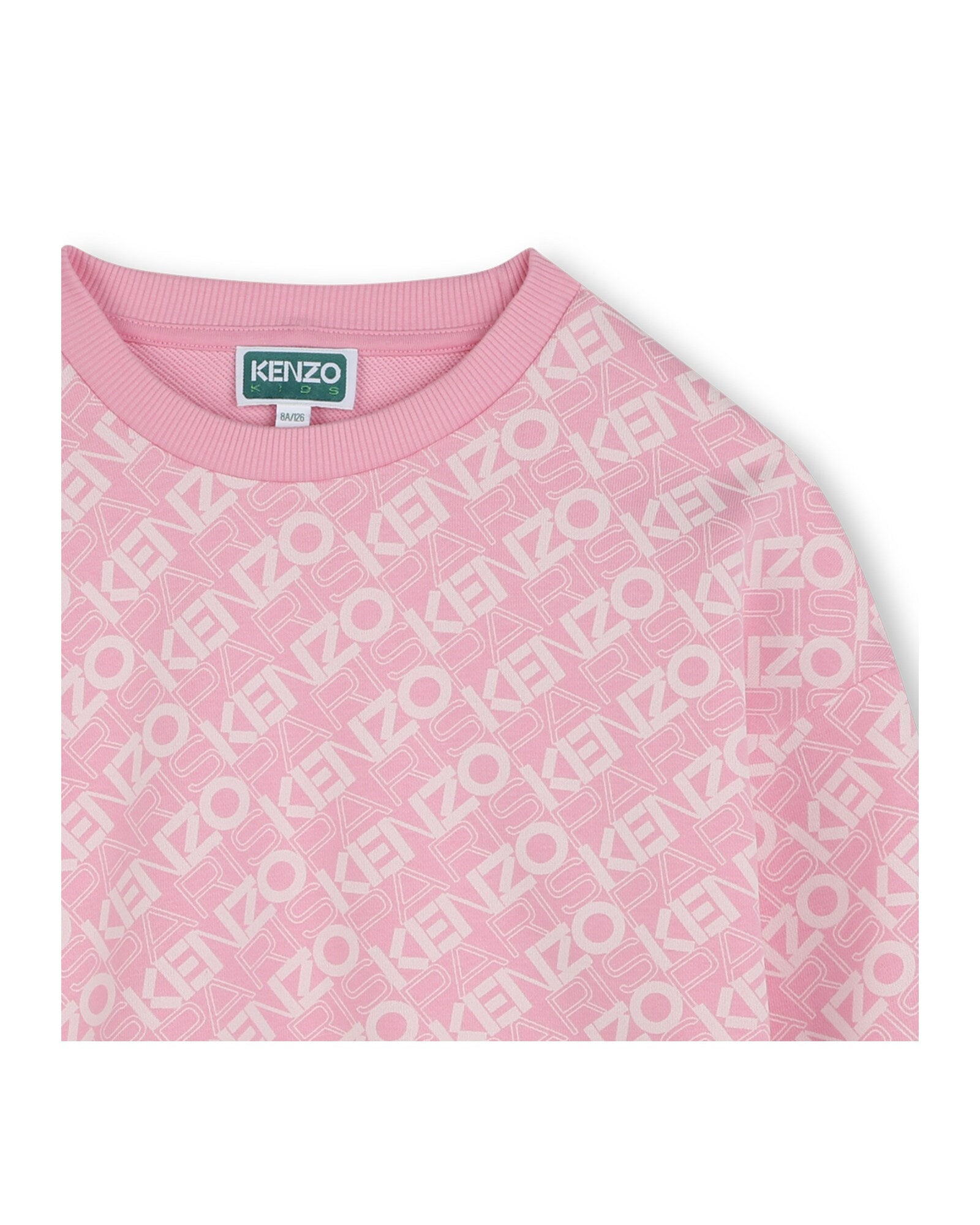 Sweatshirt à imprimé en coton - Rose Friandi